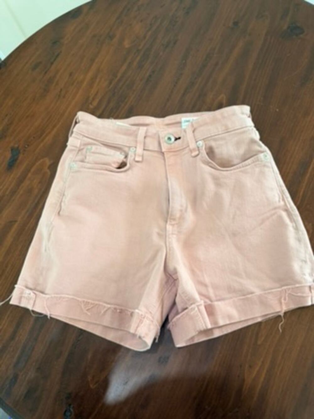 Rag & Bone Nina High Rise Short in Dusty Rose - Size 24